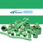 Imagem de KIT 5x Tee Macho 20 x 1/2" BSP PPR Verde para Água Quente e Fria AMANCO