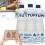 Imagem de Kit 6 Álcool líquido Tupi Zerobac Neutro 1 Litro Elimina 99,9% dos Germes e Bactérias   Limpeza em Geral