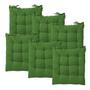 Imagem de Kit 6 Almofadas Fofinhas Confortável P/ Cadeiras Assento Decorativo Futton 40x40