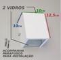 Imagem de Kit 6 arandela 2 fachos preta + 6 lâmpadas led g9 5w 3000k p/ parede muro externa e interna st678