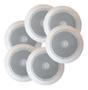 Imagem de Kit 6 Arandelas Coaxial Com Tweeter Orion Suportes Gesso