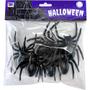 Imagem de Kit 6 Aranhas Decorativos Enfeite Halloween dia das Bruxas