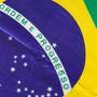 Imagem de Kit 6 Bandeira Brasil Original Grande 90x130 100% Poliéster