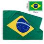 Imagem de Kit 6 Bandeira Do Brasil Pano Tecido 65x95cm 100% Poliéster