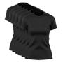 Imagem de Kit 6 Blusas Feminina Dry Academia Camiseta Camisa Esporte