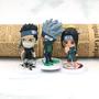 Imagem de Kit 6 Bonecos Action Figure Anime Naruto Kakashi Sasuke 7cm