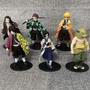 Imagem de Kit 6 Bonecos Demon Slayer Kimetsu no Yaiba Action Figure Tanjiro Kamado Nezuko Zenitsu Agatsuma Inosuke Hashibira Giyuu Tomioka Shinobu Kocho