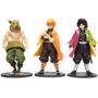 Imagem de Kit 6 Bonecos Demon Slayer Kimetsu no Yaiba Action Figure Tanjiro Kamado Nezuko Zenitsu Agatsuma Inosuke Hashibira Giyuu Tomioka Shinobu Kocho