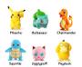 Imagem de Kit 6 bonecos pokemon pikachu charmander bulbassauro squirtle venusaur jigglypuff