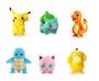 Imagem de Kit 6 bonecos pokemon pikachu charmander bulbassauro squirtle venusaur jigglypuff