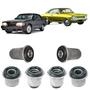 Imagem de Kit 6 Borracha Balança Dianteira Gm Opala 1983 1984 1985 86