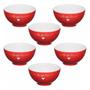 Imagem de Kit 6 Bowl Lamour 440Ml Veermelho Etilux Pcln173Vm