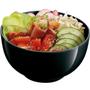Imagem de Kit 6 Bowls de Vidro 700ml Cumbucas Preto Tigela Sopa Saladas Caldos Sobremesas Opalino Lyor