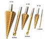 Imagem de Kit 6 Brocas Escalonadas Cônicas De Titanium Hss Com Estojo
