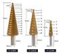 Imagem de Kit 6 Brocas Escalonadas Cônicas De Titanium Hss Com Estojo