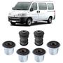 Imagem de Kit 6 Bucha Reforçada Traseira Feixe Mola Ducato 2000-2002