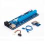 Imagem de Kit 6 cabo riser 60cm pci-e x16 usb 3.0 bitcoin ethereum etc