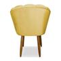 Imagem de Kit 6 Cadeira para Mesa de Jantar Modelo Flor Veludo