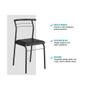 Imagem de Kit 6 Cadeiras de Cozinha 1708  6 Uni Branco/Courano Branco - Carraro