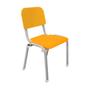 Imagem de Kit 6 cadeiras escolar infantil lg flex empilhavel t4