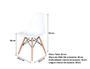 Imagem de Kit 6 Cadeiras Jantar Wood Base Madeira Eiffel Charles Eames - Branco