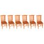 Imagem de Kit 6 Cadeiras Mineira Madeira Maciça de Demolição Peroba Rosa Natural