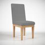 Imagem de KIT 6 Cadeiras Reforçada para Mesa de Jantar Luxo Linho