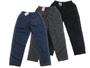 Imagem de Kit 6 calças masculina adulto tactel com elástico rota da onda