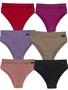 Imagem de Kit 6 Calcinha Cintura Alta Feminina Conforto Lingerie Cós Alto Langerie Segura Barriga Moda Íntima
