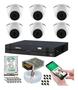 Imagem de Kit 6 Camera de Seguranca Intelbras Dome vhl 1120d Dvr 8 canais multi hd