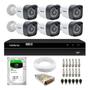 Imagem de Kit 6 Câmeras de Segurança Full HD 1080p Tudo Forte + DVR Intelbras MHDX 1308 8 Canais + HD 1TB Barracuda