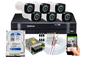 Imagem de Kit 6 Câmeras de Segurança hd Dvr intelbras full hd 8ch mhdx c/hd