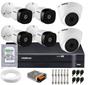 Imagem de Kit 6 Câmeras de Segurança Intelbras Completo Dvr 8 ch + 6 Câmeras VHC 1120B + Hd 500GB