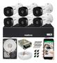 Imagem de Kit 6 Câmeras Intelbras 1120b Hd Dvr Mhdx 8 Canais