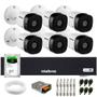 Imagem de Kit 6 Câmeras Intelbras VHD 1230 B Full HD 1080p Bullet Visão Noturna de 30 metros IP67 + Dvr Intelbras MHDX 1008-C 8 Canais + HD 2TB BarraCuda