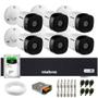 Imagem de Kit 6 Câmeras Intelbras VHD 1230B Bullet Full HD 1080p Visão Noturna 30M Proteção IP67 Multi-HD + Dvr MHDX 1008C 8 Canais Intelbras + HD 1TB BarraCuda