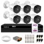 Imagem de Kit 6 Câmeras Intelbras VHD 3230 Bullet G7 Full HD 1080p, Lente 3.6mm, Visão Noturna 30m, IP67 + DVR Intelbras MHDX 1208 8 Canais Multi HD