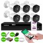 Imagem de Kit 6 Câmeras Intelbras VHD 3230 Bullet G7 Full HD 1080p, Lente 3.6mm, Visão Noturna 30m, IP67 + DVR Intelbras MHDX 1208 8 Canais Multi HD