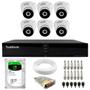 Imagem de Kit 6 Câmeras Intelbras VHD 3230 D G7 Dome Full HD Visão Noturna de 30m IP67 + Dvr Tudo Forte TFHDX 3308 8 Canais Com App Xmeye + HD 1TB BarraCuda