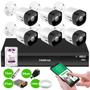 Imagem de Kit 6 Câmeras Intelbras VHD 3530 B 5MP HDCVI Bullet Visão Noturna 30m IP67 + DVR Intelbras IMHDX 5108 8 Canais + HD 1TB Purple