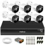 Imagem de Kit 6 Câmeras Intelbras VHD 3530 B 5MP HDCVI Bullet Visão Noturna 30m IP67 + DVR Intelbras IMHDX 5108 8 Canais