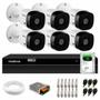 Imagem de Kit 6 Câmeras Intelbras VHL 1220 B Full HD 1080p HDCVI Visão Noturna 20m Resistente a Chuva IP66 + DVR Intelbras MHDX 1208 8 Canais + HD 1TB Barracuda