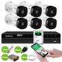 Imagem de Kit 6 Câmeras Intelbras VHL 1220 B G2 Full HD 1080p Bullet HDCVI Lite + DVR 8 canais MHDX 1308 Detecção Inteligente de Movimento + HD 1TB SkyHawk