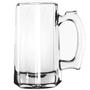 Imagem de Kit 6 Caneca 380 Ml de Vidro Temperado Com Alça para Chopp