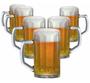 Imagem de Kit 6 Caneca de Chopp e Cerveja Vidro 350 ml Copo Cerveja