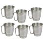 Imagem de Kit 6 Canecas De Aluminio 500 ml Chopp N10 Pop com alça