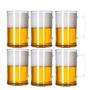 Imagem de Kit 6 Canecas de Chopp Acrílico Transparente400ml