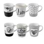 Imagem de Kit 6 Canecas de Porcelana para Chá e Café Diversas - 230ml