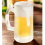 Imagem de Kit 6 Canecas De Vidro Zero Grau Temperado Grosso Chopp Cerveja Congelável 350ml