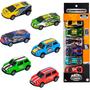 Imagem de Kit 6 Carrinhos De Ferro Miniatura Com Fricção Dm Collection - Dm Toys